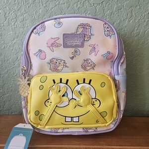 Spongebob Squarepants Mini Backpack 10.5 Inches